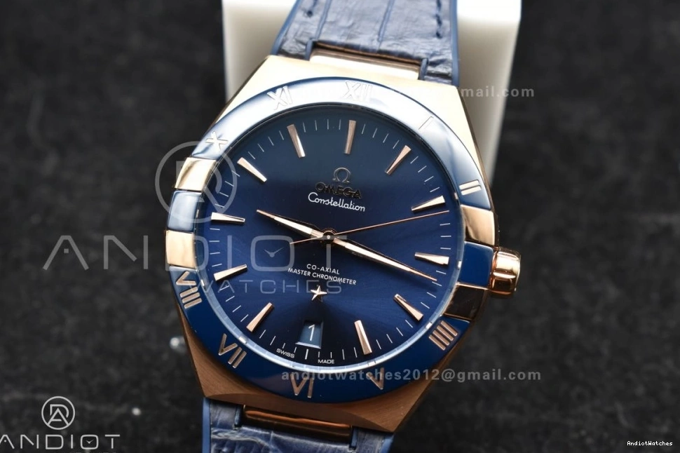 Blue Durable Gummy Best YG On Dial Edition Ceramic Clone 541 A8900 1:1 Blue Strap Constellation Blue Super VSF 0215